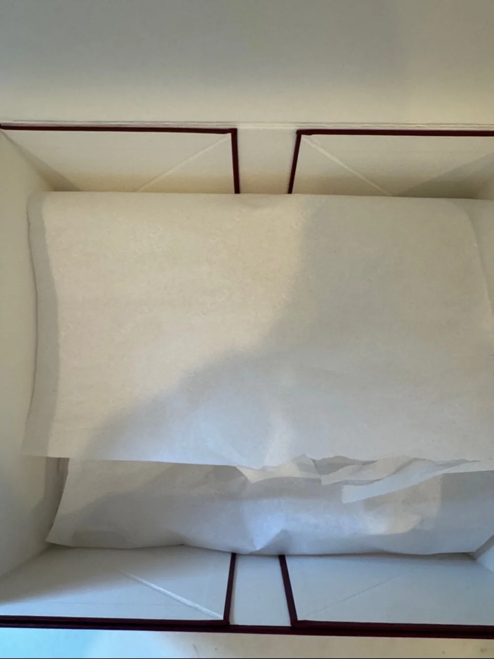 Gucci Burgundy Logo Gift Box 10.5x8.5x5